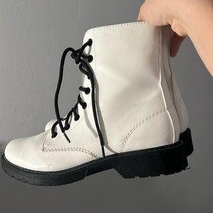 white boots